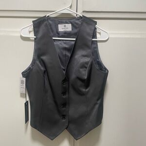 Babaton Dark Gray Satin Vest